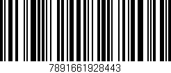 Código de barras (EAN, GTIN, SKU, ISBN): '7891661928443'
