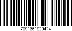 Código de barras (EAN, GTIN, SKU, ISBN): '7891661928474'