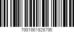 Código de barras (EAN, GTIN, SKU, ISBN): '7891661928795'