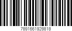 Código de barras (EAN, GTIN, SKU, ISBN): '7891661928818'