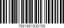 Código de barras (EAN, GTIN, SKU, ISBN): '7891661930156'