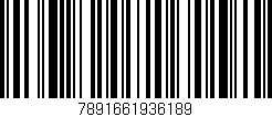 Código de barras (EAN, GTIN, SKU, ISBN): '7891661936189'