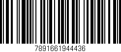Código de barras (EAN, GTIN, SKU, ISBN): '7891661944436'