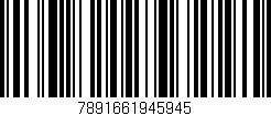 Código de barras (EAN, GTIN, SKU, ISBN): '7891661945945'