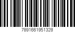 Código de barras (EAN, GTIN, SKU, ISBN): '7891661951328'