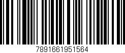 Código de barras (EAN, GTIN, SKU, ISBN): '7891661951564'