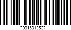 Código de barras (EAN, GTIN, SKU, ISBN): '7891661953711'