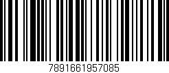 Código de barras (EAN, GTIN, SKU, ISBN): '7891661957085'