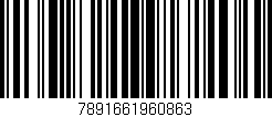 Código de barras (EAN, GTIN, SKU, ISBN): '7891661960863'