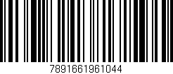 Código de barras (EAN, GTIN, SKU, ISBN): '7891661961044'