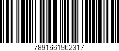 Código de barras (EAN, GTIN, SKU, ISBN): '7891661962317'