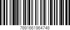 Código de barras (EAN, GTIN, SKU, ISBN): '7891661964748'