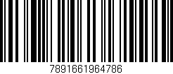 Código de barras (EAN, GTIN, SKU, ISBN): '7891661964786'
