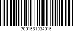 Código de barras (EAN, GTIN, SKU, ISBN): '7891661964816'