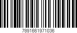 Código de barras (EAN, GTIN, SKU, ISBN): '7891661971036'