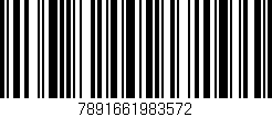 Código de barras (EAN, GTIN, SKU, ISBN): '7891661983572'