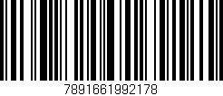 Código de barras (EAN, GTIN, SKU, ISBN): '7891661992178'