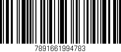 Código de barras (EAN, GTIN, SKU, ISBN): '7891661994783'