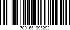 Código de barras (EAN, GTIN, SKU, ISBN): '7891661995292'