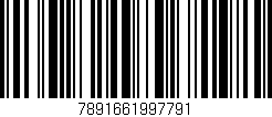 Código de barras (EAN, GTIN, SKU, ISBN): '7891661997791'