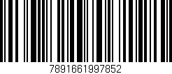 Código de barras (EAN, GTIN, SKU, ISBN): '7891661997852'