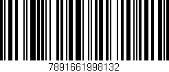 Código de barras (EAN, GTIN, SKU, ISBN): '7891661998132'