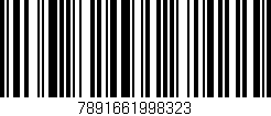 Código de barras (EAN, GTIN, SKU, ISBN): '7891661998323'