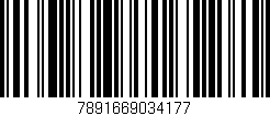 Código de barras (EAN, GTIN, SKU, ISBN): '7891669034177'