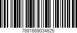 Código de barras (EAN, GTIN, SKU, ISBN): '7891669034825'