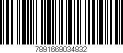 Código de barras (EAN, GTIN, SKU, ISBN): '7891669034832'