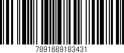Código de barras (EAN, GTIN, SKU, ISBN): '7891669183431'