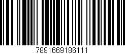 Código de barras (EAN, GTIN, SKU, ISBN): '7891669186111'