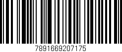 Código de barras (EAN, GTIN, SKU, ISBN): '7891669207175'