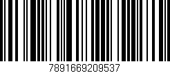 Código de barras (EAN, GTIN, SKU, ISBN): '7891669209537'