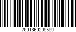 Código de barras (EAN, GTIN, SKU, ISBN): '7891669209599'