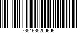 Código de barras (EAN, GTIN, SKU, ISBN): '7891669209605'