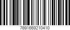 Código de barras (EAN, GTIN, SKU, ISBN): '7891669210410'