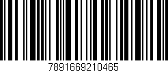 Código de barras (EAN, GTIN, SKU, ISBN): '7891669210465'