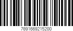 Código de barras (EAN, GTIN, SKU, ISBN): '7891669215200'