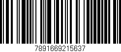 Código de barras (EAN, GTIN, SKU, ISBN): '7891669215637'