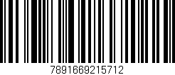 Código de barras (EAN, GTIN, SKU, ISBN): '7891669215712'