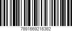 Código de barras (EAN, GTIN, SKU, ISBN): '7891669216382'