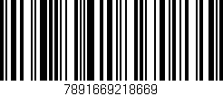 Código de barras (EAN, GTIN, SKU, ISBN): '7891669218669'