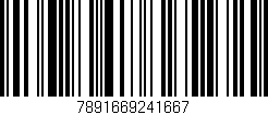 Código de barras (EAN, GTIN, SKU, ISBN): '7891669241667'