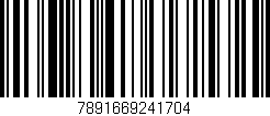 Código de barras (EAN, GTIN, SKU, ISBN): '7891669241704'