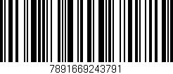 Código de barras (EAN, GTIN, SKU, ISBN): '7891669243791'