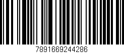 Código de barras (EAN, GTIN, SKU, ISBN): '7891669244286'