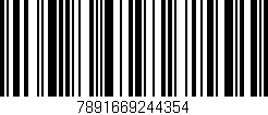 Código de barras (EAN, GTIN, SKU, ISBN): '7891669244354'