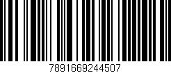 Código de barras (EAN, GTIN, SKU, ISBN): '7891669244507'