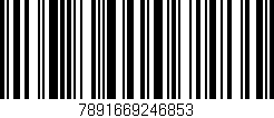 Código de barras (EAN, GTIN, SKU, ISBN): '7891669246853'